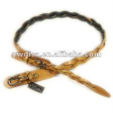 Braided Leather Belt For Woman